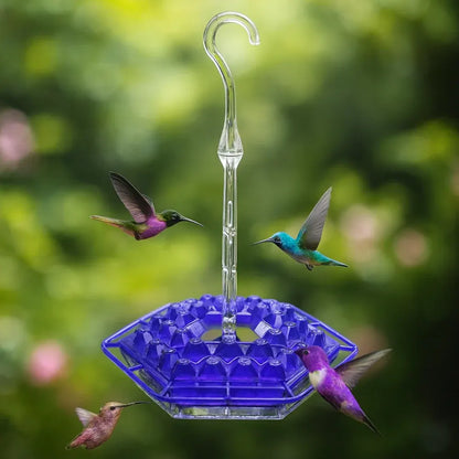 Hanging Hummingbird Nectar Feeder for Garden Feeding Stations