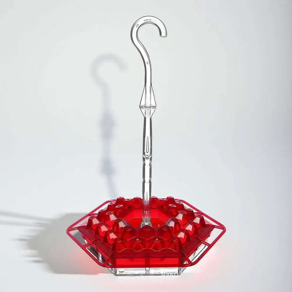 Hanging Hummingbird Nectar Feeder for Garden Feeding Stations