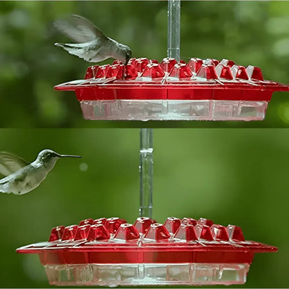 Hanging Hummingbird Nectar Feeder for Garden Feeding Stations