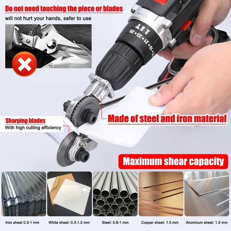 Heavy-Duty Metal Cutting Drill Adapter