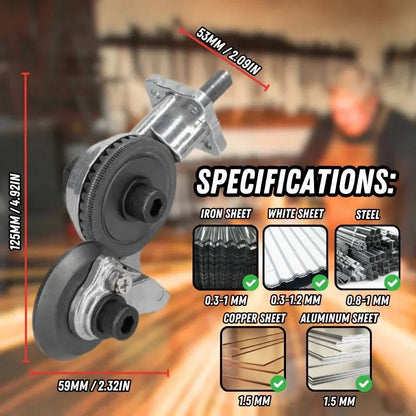 Heavy-Duty Metal Cutting Drill Adapter