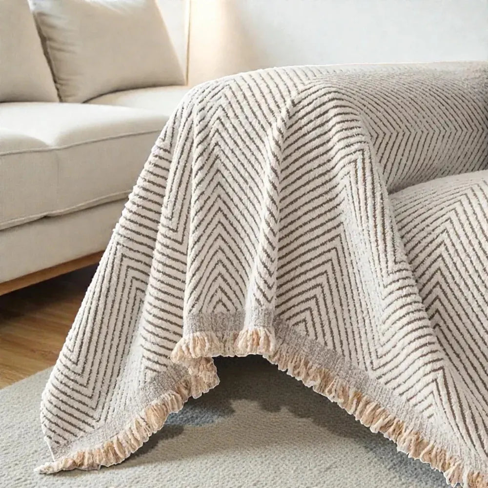 Herringbone Sofa Slipcover