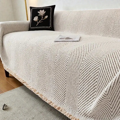 Herringbone Sofa Slipcover