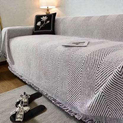 Herringbone Sofa Slipcover