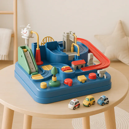Kids City Adventure Race Track Puzzle Playset