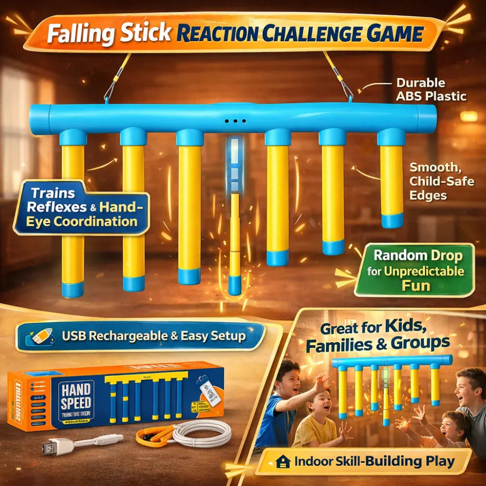 Kids Falling Stick Reaction Trainer Game