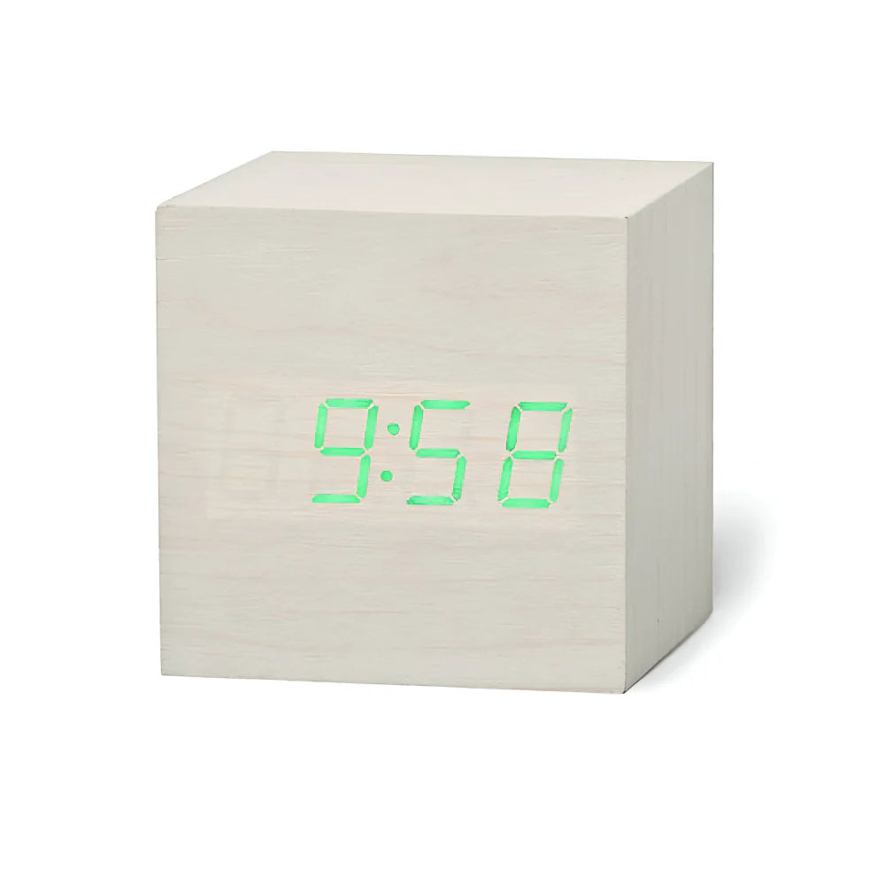 LED Digital Cube Display Alarm Clock