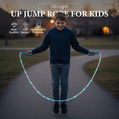 Light-Up Adjustable Jump Rope for Fun Cardio Workouts