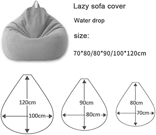 Luxury Linen Bean Bag – Ergonomic and Stylish Comfort Seat