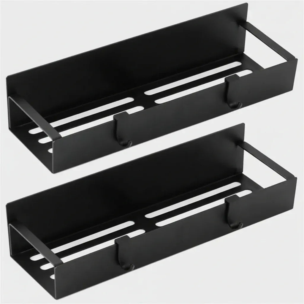 Magnetic Spice Rack Organizer Metal Wall-Mounted Refrigerator Storage Shelf