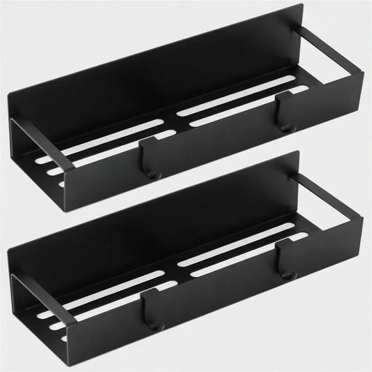 Magnetic Spice Rack Organizer Metal Wall-Mounted Refrigerator Storage Shelf