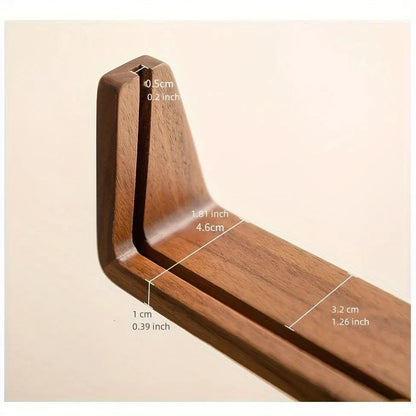 Modern U-Shaped Wood & Acrylic Picture Frame – Minimalist Tabletop Display