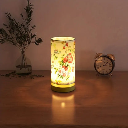 Modern Wooden Bedside Lamp with USB Charging Port