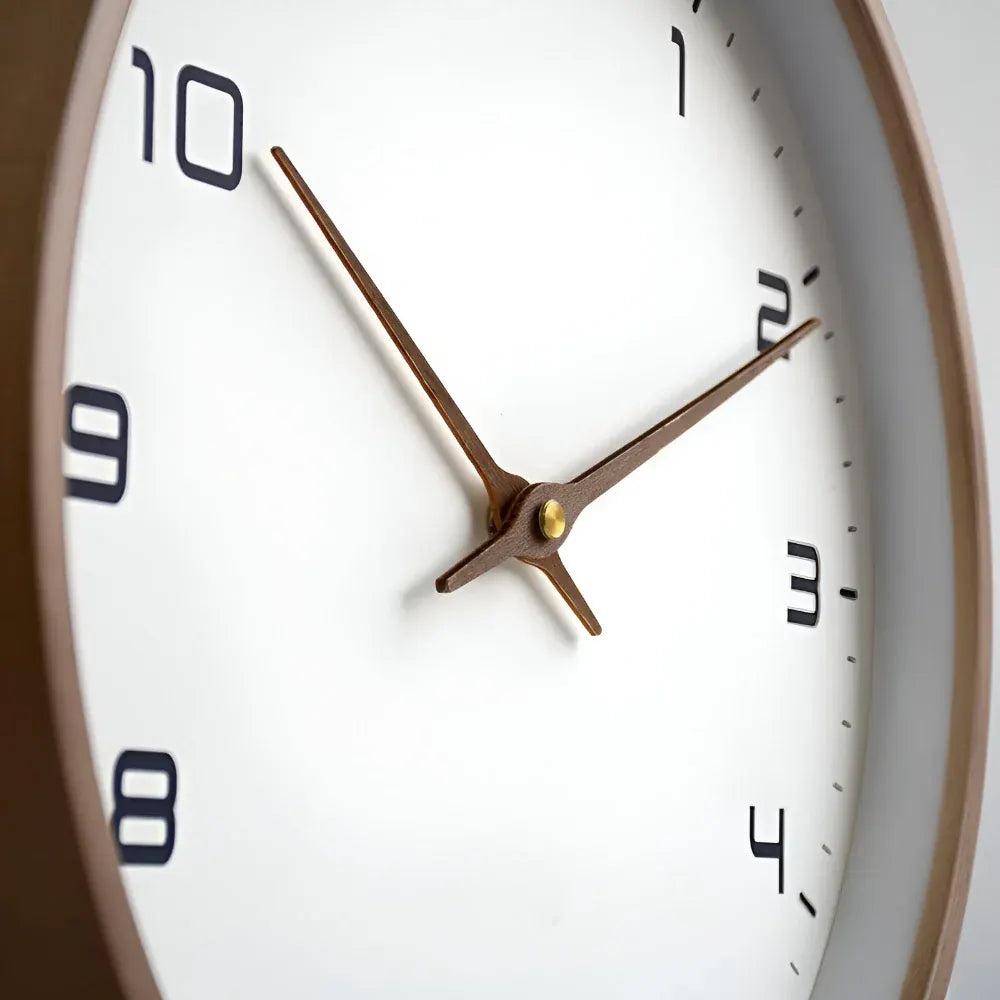 Modern Wooden Wall Clock - Silent Non-Ticking Decorative Home Decor