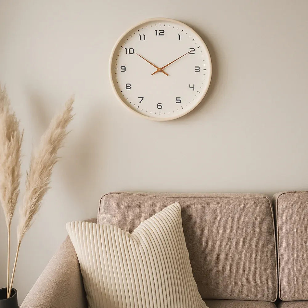 Modern Wooden Wall Clock - Silent Non-Ticking Decorative Home Decor