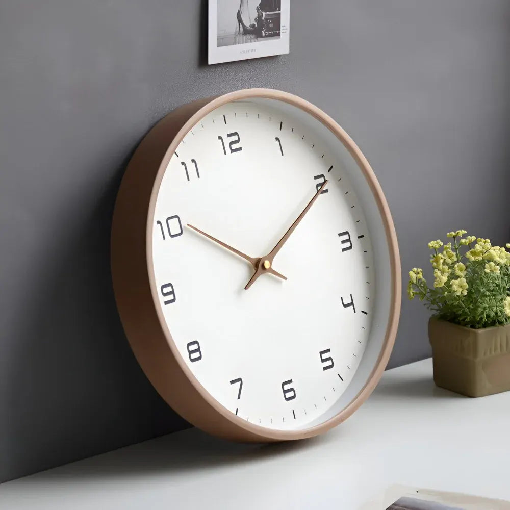 Modern Wooden Wall Clock - Silent Non-Ticking Decorative Home Decor