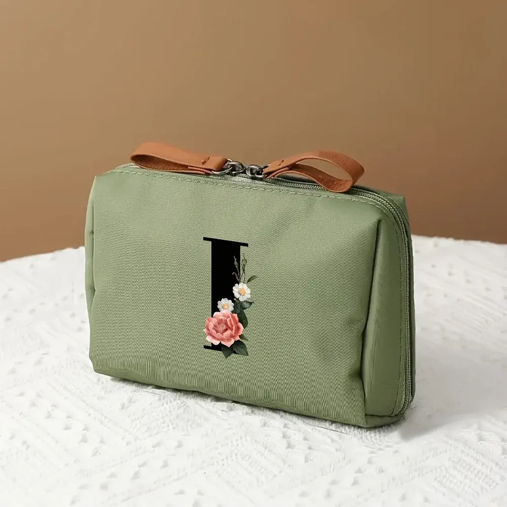 Mother's Day Travel Cosmetic Bag Letter Print Makeup Organizer Case