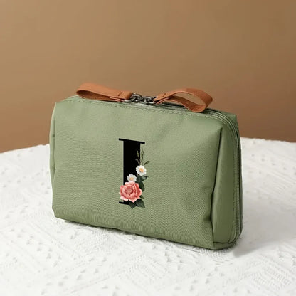Mother's Day Travel Cosmetic Bag Letter Print Makeup Organizer Case