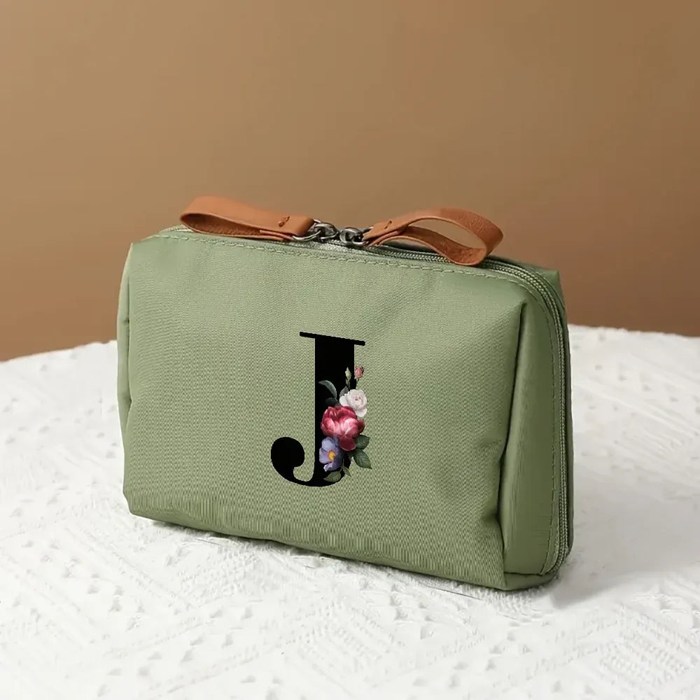 Mother's Day Travel Cosmetic Bag Letter Print Makeup Organizer Case