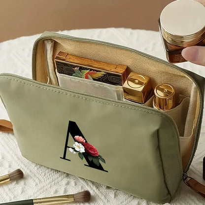 Mother's Day Travel Cosmetic Bag Letter Print Makeup Organizer Case