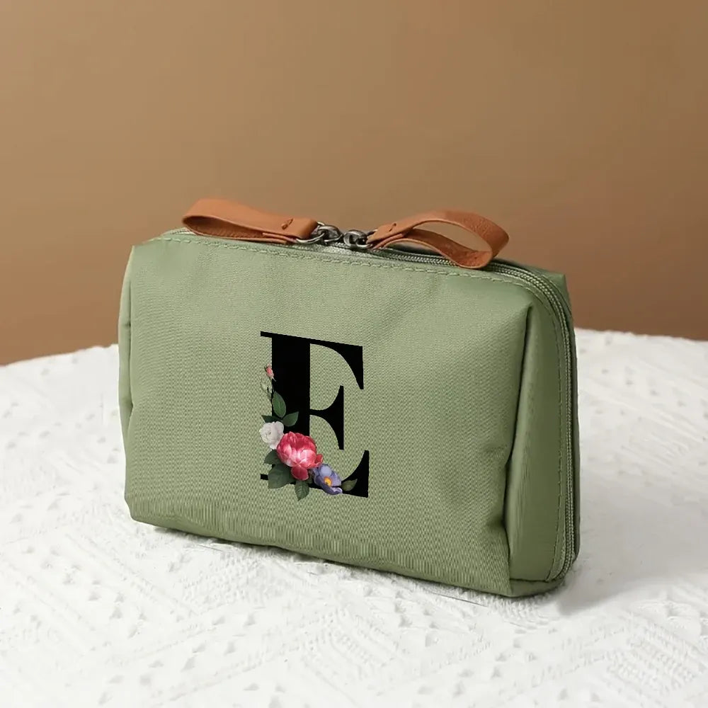 Mother's Day Travel Cosmetic Bag Letter Print Makeup Organizer Case