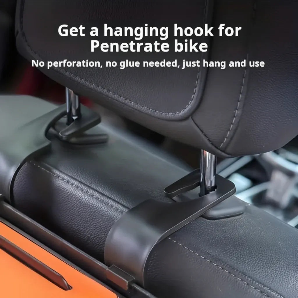 Multifunctional Backseat Car Organizer with Cup Holder Storage Box