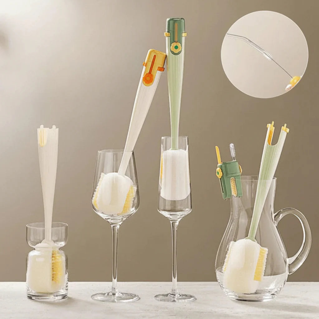 Multifunctional Bottle Cleaning Brush Set