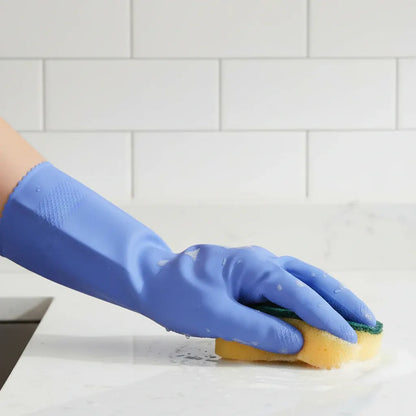 Non-Slip Rubber Gloves Set for Kitchen Cleaning and Gardening Protection