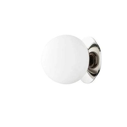 Nordic Glass Globe Wall Sconce | Minimalist Modern Light for Bathroom & Bedroom