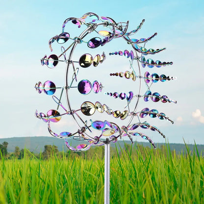 Outdoor Metal Wind Spinner Lawn and Garden Display