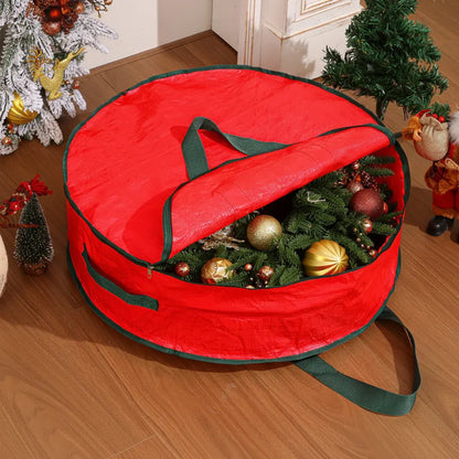 Polyester Christmas Ornament Organizer Storage Bag