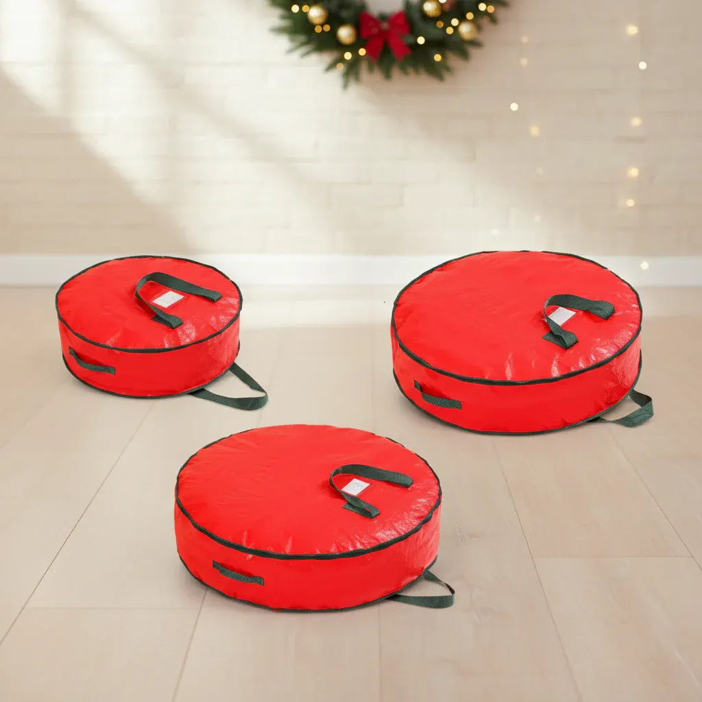 Polyester Christmas Ornament Organizer Storage Bag