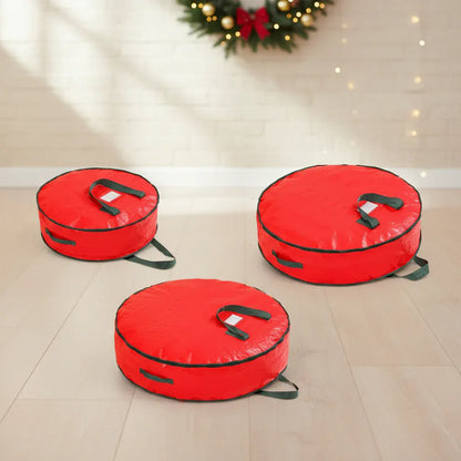 Polyester Christmas Ornament Organizer Storage Bag