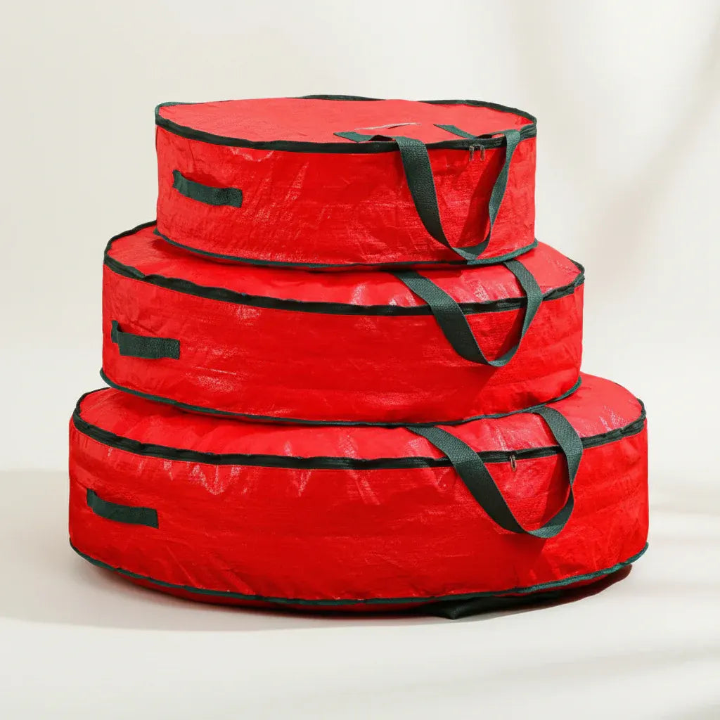 Polyester Christmas Ornament Organizer Storage Bag