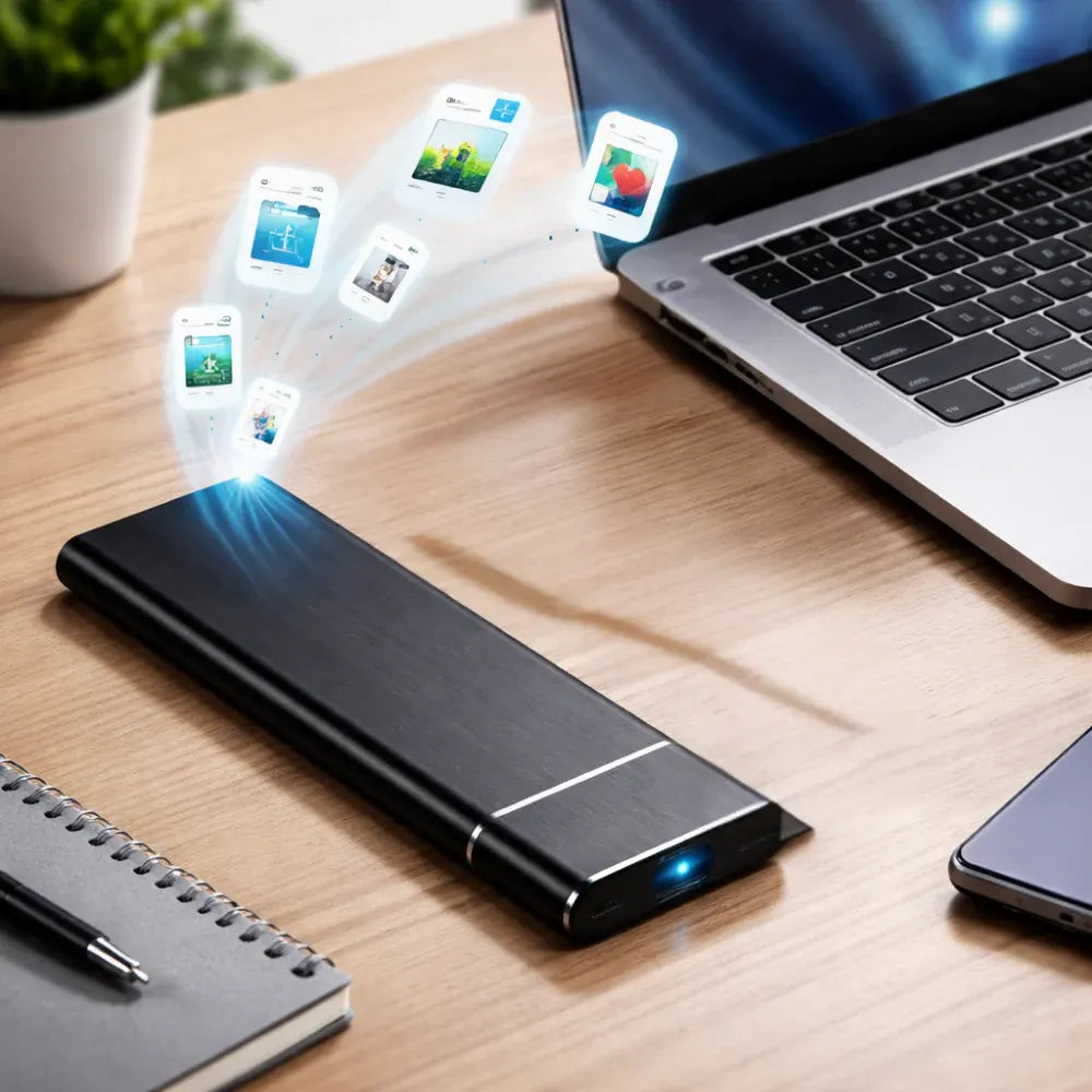 Portable Aluminum External Storage Drive