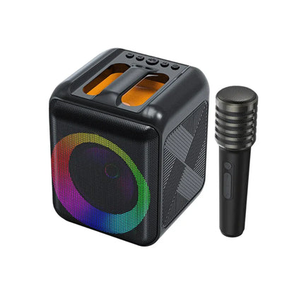 Portable Bluetooth Karaoke Speaker System with Wireless Microphones