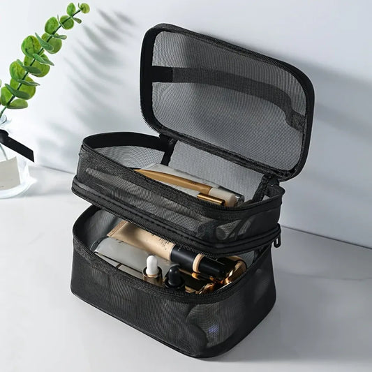 Portable Cosmetic Organizer Travel Pouch Mother's Day Storage Case