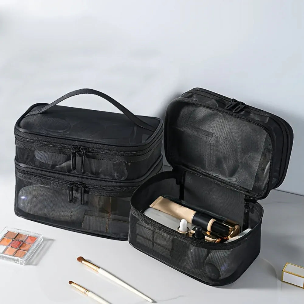 Portable Cosmetic Organizer Travel Pouch Mother's Day Storage Case