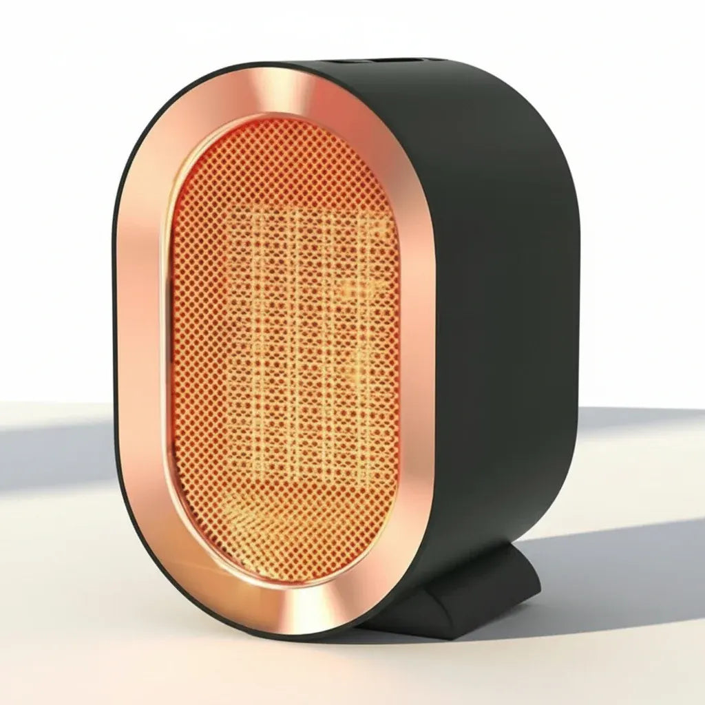 Portable Mini Electric Room Heater with Adjustable Thermostat