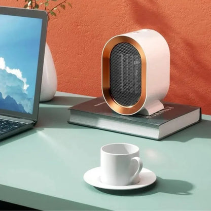 Portable Mini Electric Room Heater with Adjustable Thermostat