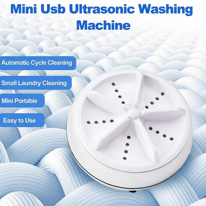 Portable USB Ultrasonic Mini Washer for Clothes Cleaning