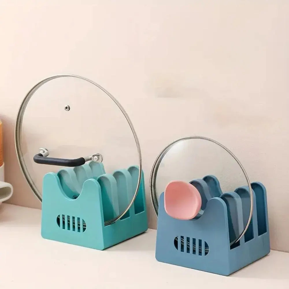Pot Lid and Cooking Utensils Storage Rack, ABS Material
