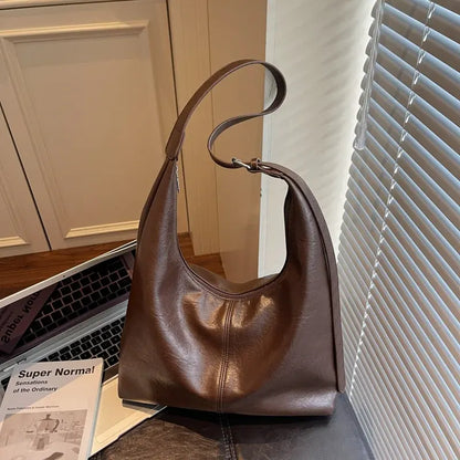 Premium Leather Slouchy Handbag