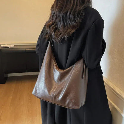 Premium Leather Slouchy Handbag