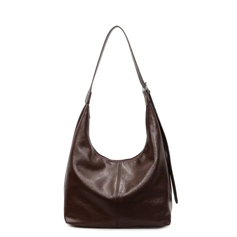 Premium Leather Slouchy Handbag