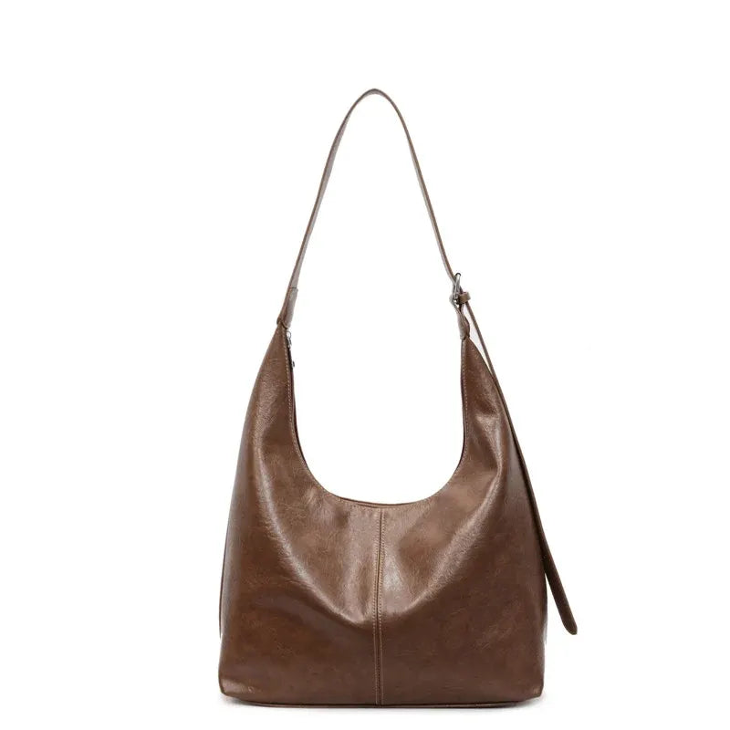Premium Leather Slouchy Handbag