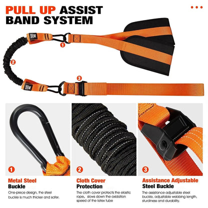 Pull-Up Assist Band with Dual Foot System