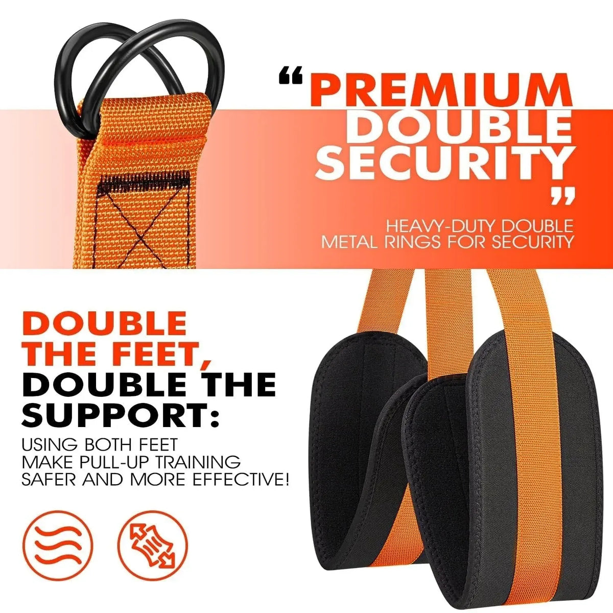 Pull-Up Assist Band with Dual Foot System
