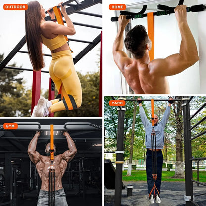 Pull-Up Assist Band with Dual Foot System