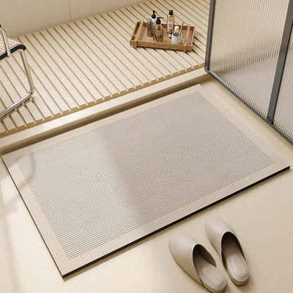 Quick-Dry Non-Slip Bathroom Floor Rug with Super Absorbent Surface